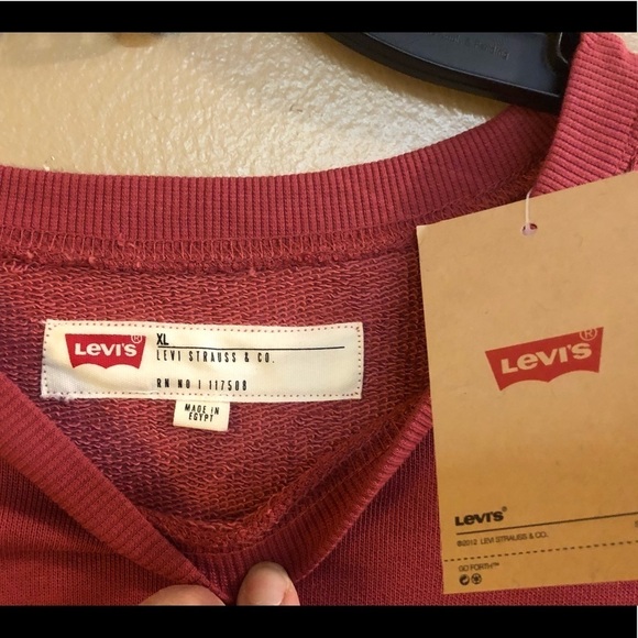 Levi’s Mens Lightweight Sweatshirt NWT - Picture 7 of 9